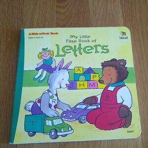 A Hide N Peek Book: My Little Flap Book of Letters